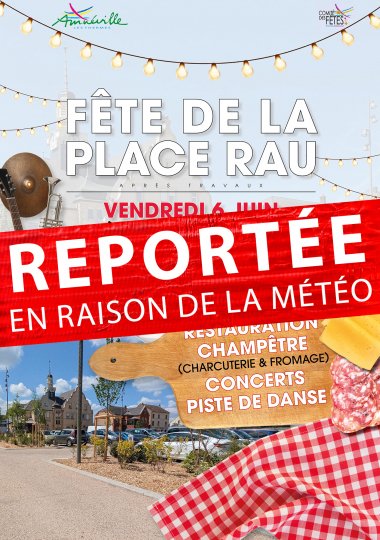 REPORT  INAUGURATION DE LA PLACE FREDERIC RAU